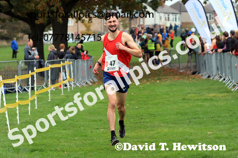 Senior Mens relay, 2025 Northern Cross Country Relays, Graves Park, Sheffield. Photo: David T. Hewitson/Sports for All Pics